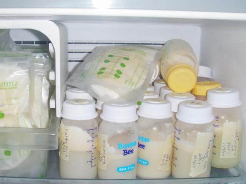 Пример хранения грудного молока в холодильнике