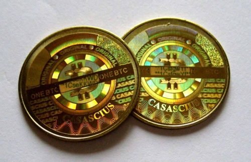 Casascius - монета биткоин